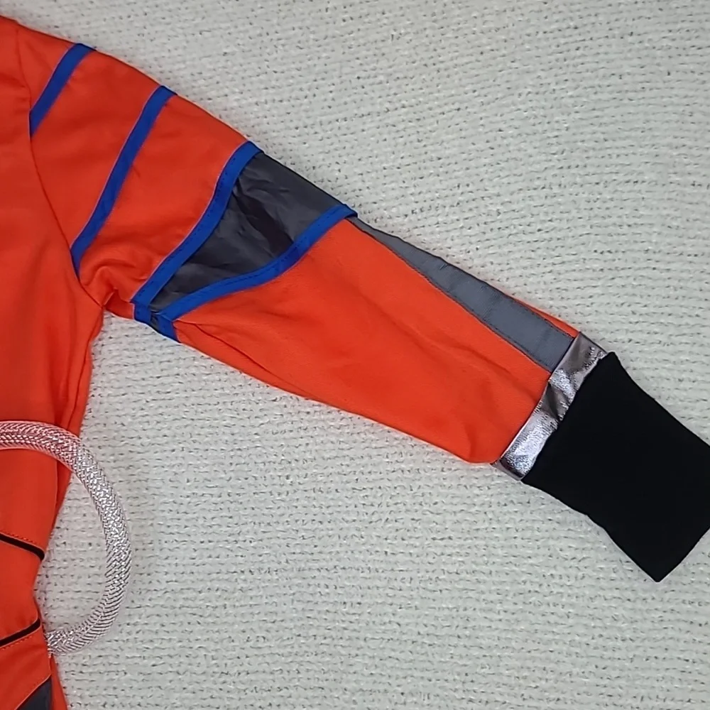Teetot Astronaut Kids'/Childs' Halloween Jumpsuit/Costume Helmet Org/Blk Multi